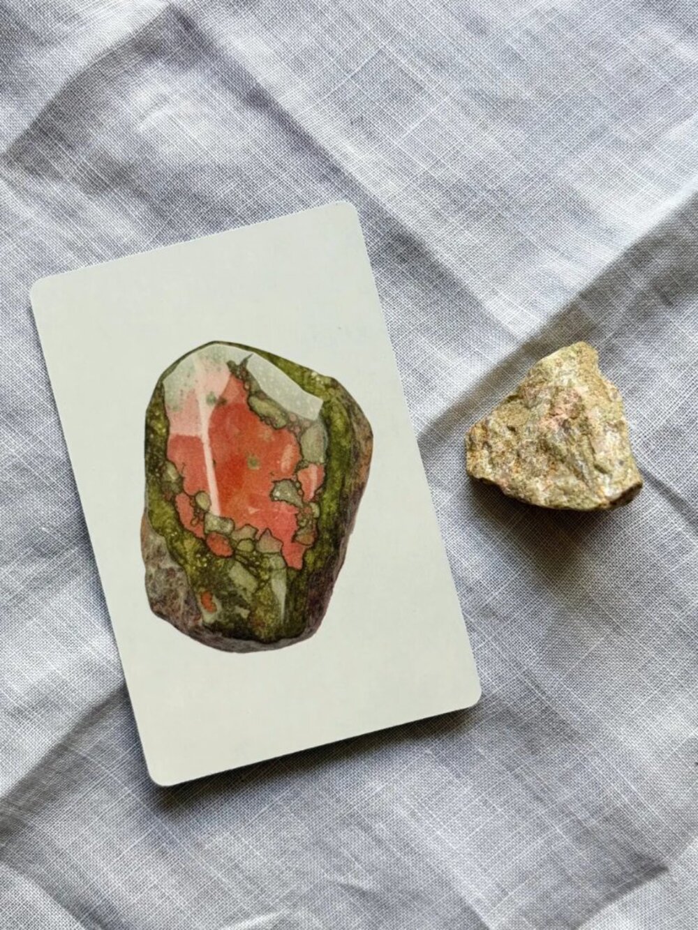 Raw Unakite Stone